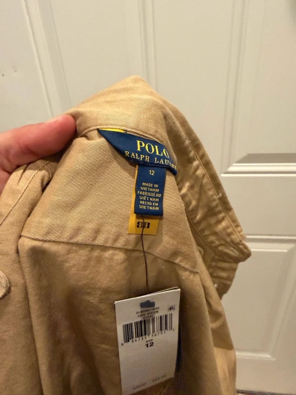 Polo Ralph Lauren Belted Cotton Chino Shirtdress